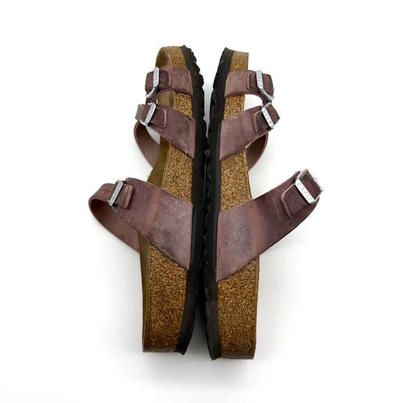 Birkenstock Franca Oiled Leather Sandal Lavender Blush EU 40 US L9 Narrow - Picture 6 of 14